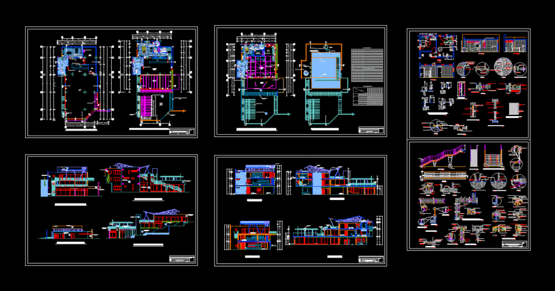 Restaurant – Sum DWG Full Project for AutoCAD