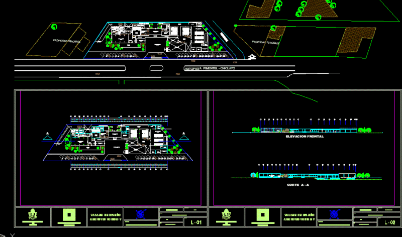 Restaurant And Conventions Center DWG Full Project for AutoCAD