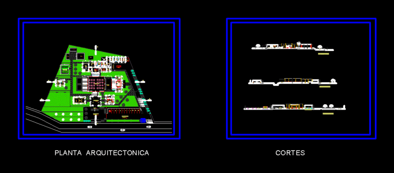 Restaurant Chaparré DWG Block for AutoCAD