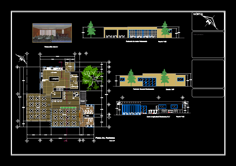 Restaurant Cad Blocks 9821