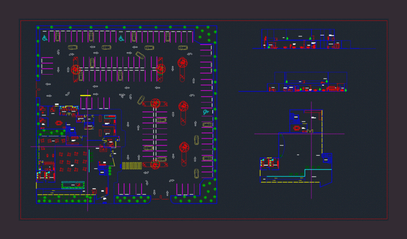 Restaurant DWG Block for AutoCAD