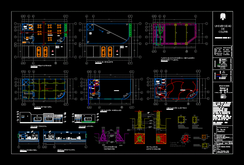 Restaurant DWG Full Project for AutoCAD