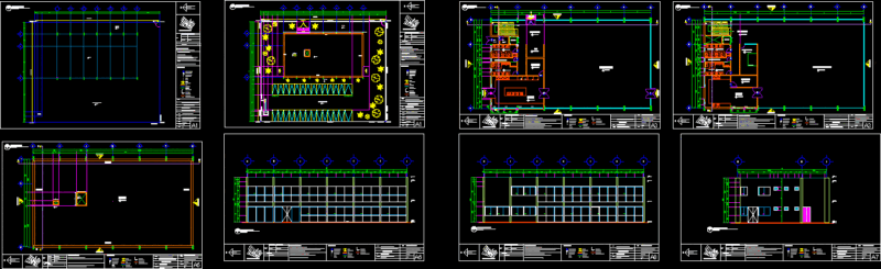 Restaurant DWG Full Project for AutoCAD