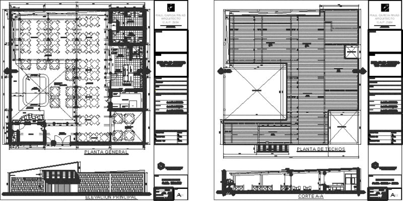 Theme Restaurant 2D DWG Design Block for AutoCAD
