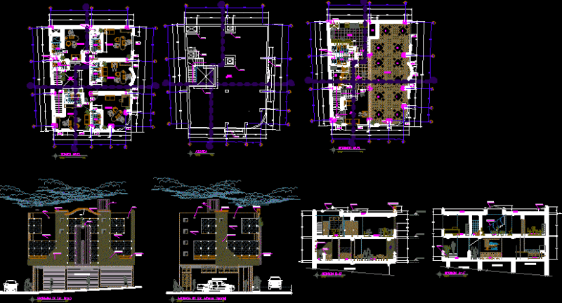 Restaurant Project DWG Full Project for AutoCAD