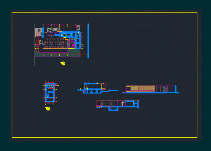 Restaurant Project DWG Full Project for AutoCAD