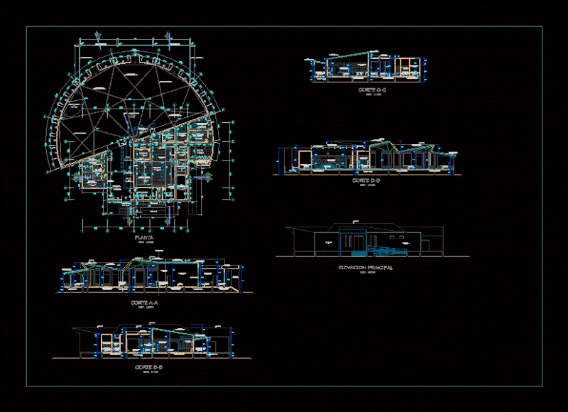 Restaurant Turistico DWG Full Project for AutoCAD