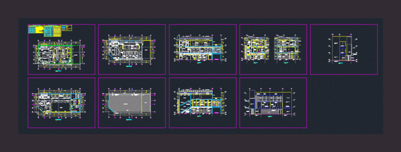Restaurante DWG Full Project for AutoCAD