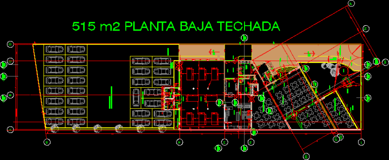 Restaurant 2D DWG Plan For AutoCAD