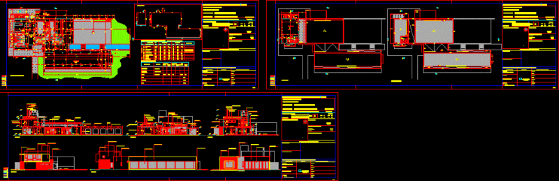 Resto Bar DWG Block for AutoCAD