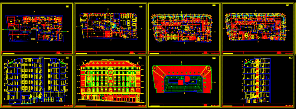 Restoration Project DWG Full Project for AutoCAD