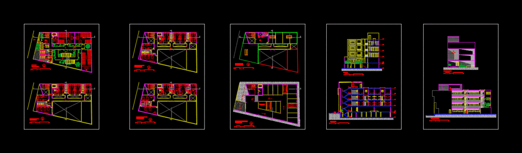 Retirement Home DWG Block for AutoCAD