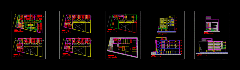 Retirement Home DWG Block for AutoCAD
