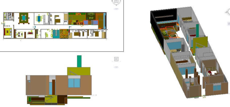 Reuse Oak House DWG Block for AutoCAD