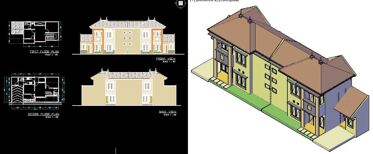 Roebijah Real Estate Multifamily Building 3D DWG Plan for AutoCAD