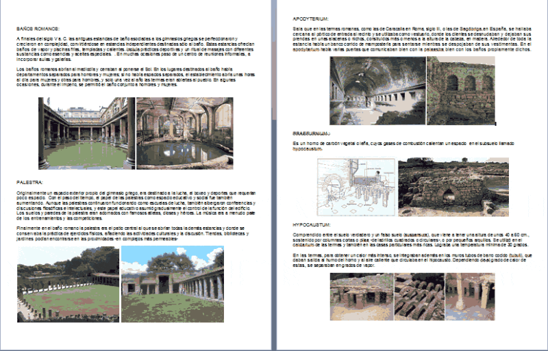 Roman Baths–Monograph DOC Word Document