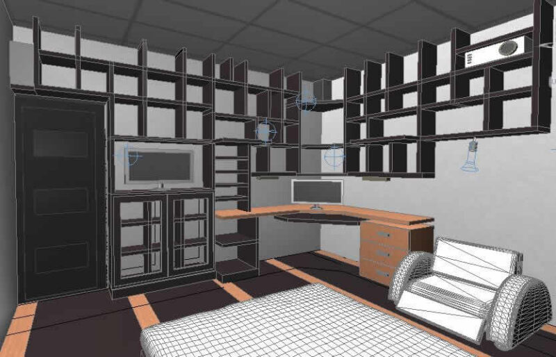 Room 3D DWG Model for AutoCAD