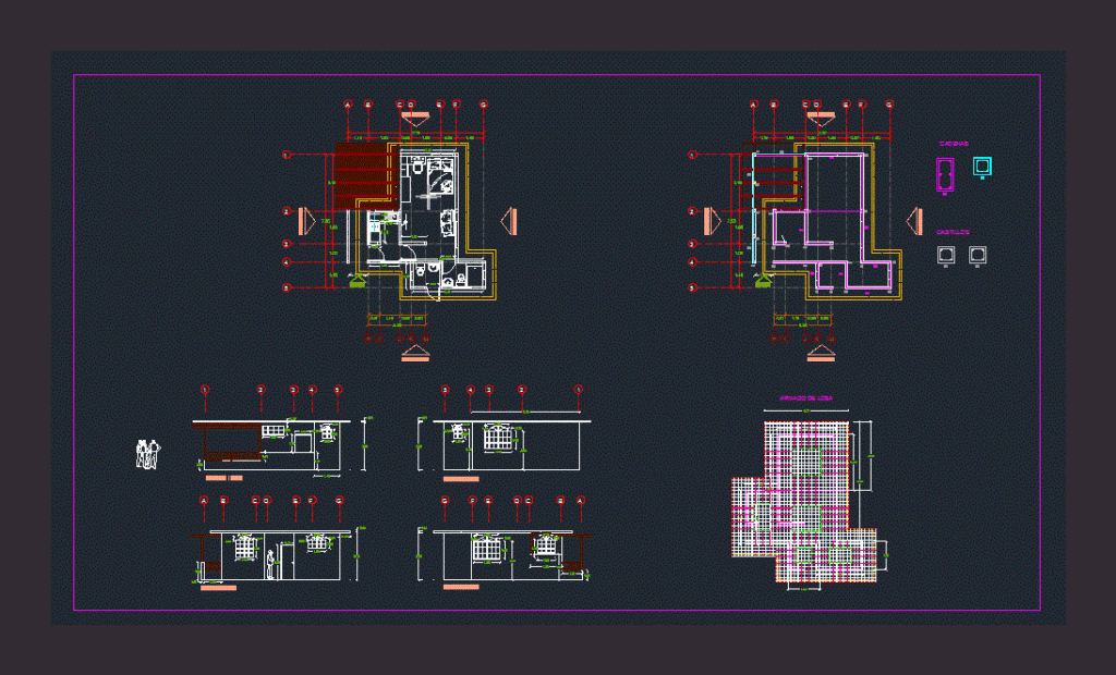 Room Private House DWG Block for AutoCAD