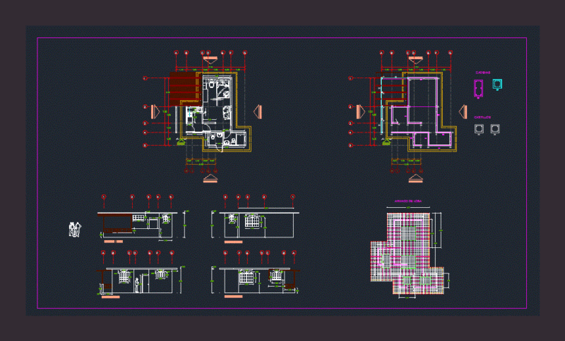 Room Private House DWG Block for AutoCAD