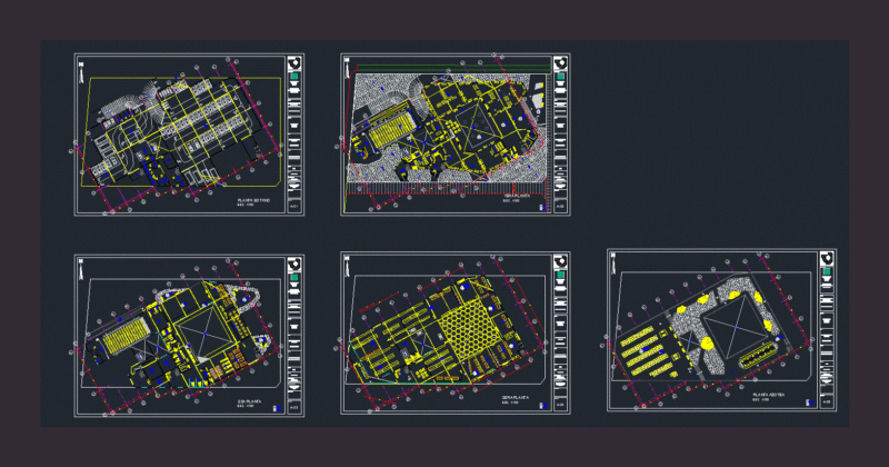 Royal Tombs DWG Block for AutoCAD