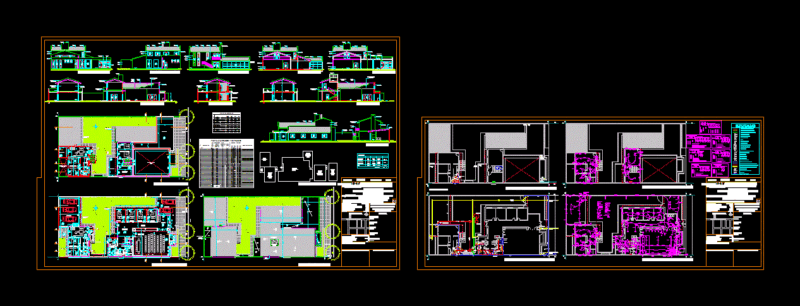Rural Extension Agency DWG Block for AutoCAD