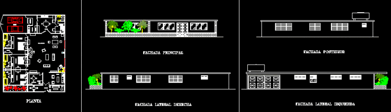 Rural House DWG Section for AutoCAD