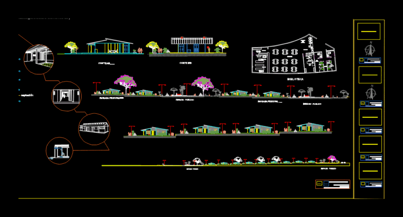 Rural Housing DWG Full Project for AutoCAD