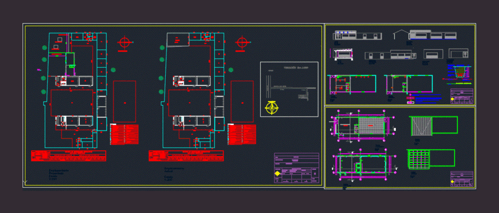 Rural School DWG Block for AutoCAD