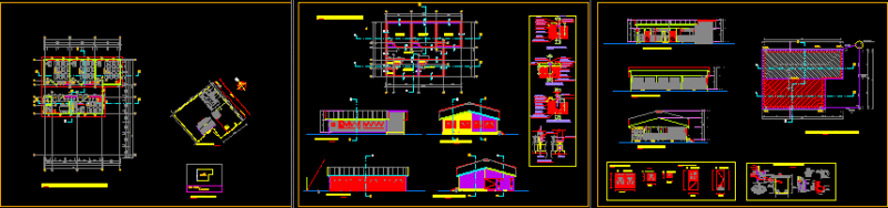 Rural School DWG Full Project for AutoCAD