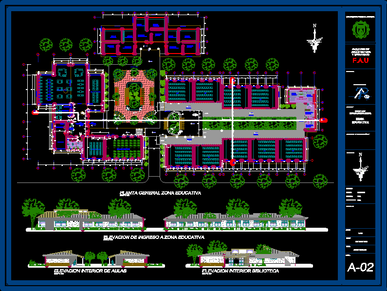 Rural Technical Institute DWG Section for AutoCAD • Designs CAD