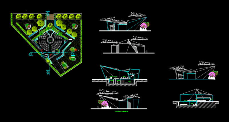 Sacred Heart Catholic Chapel DWG Block for AutoCAD