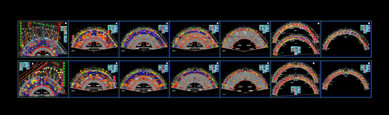 Safety Outputs A Stadium DWG Block for AutoCAD