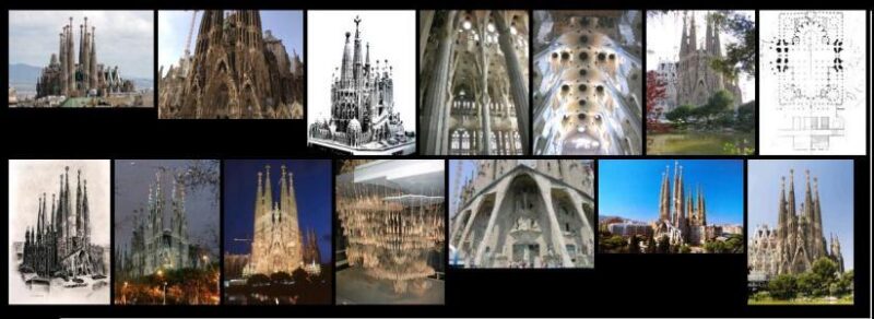 Sagrada Familia Of Antoni Gaudi 2D JPG Graphics Graphics