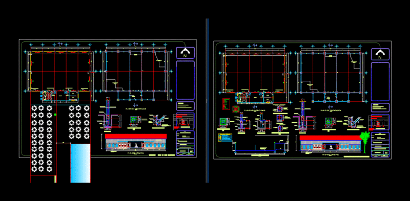 Salon Event DWG Block for AutoCAD