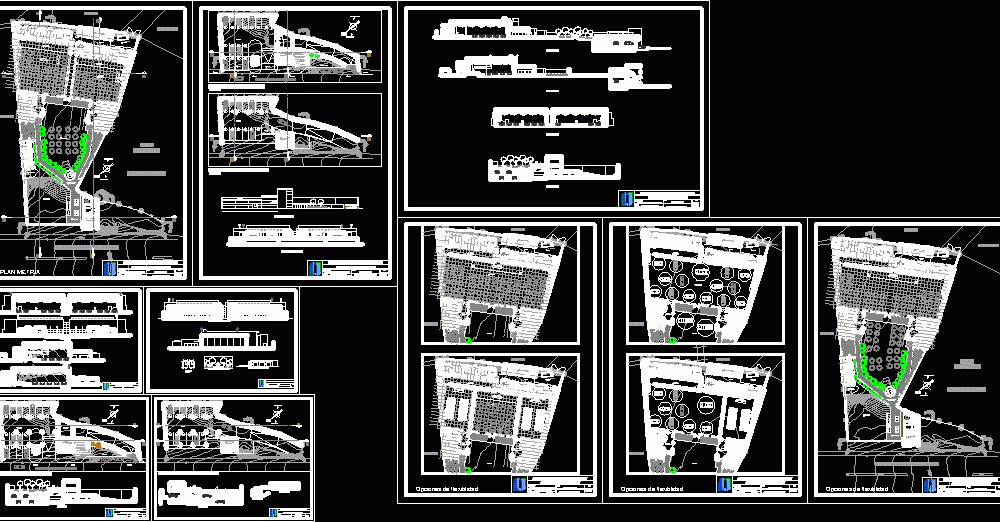 Salão de eventos em AutoCAD, Baixar CAD Grátis (287.57 KB)