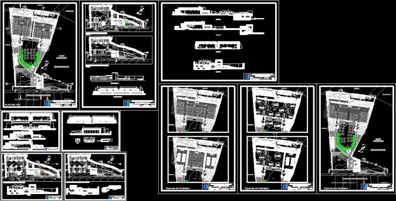 Salon Social Events DWG Section for AutoCAD
