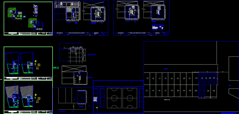 San Martin College DWG Section for AutoCAD