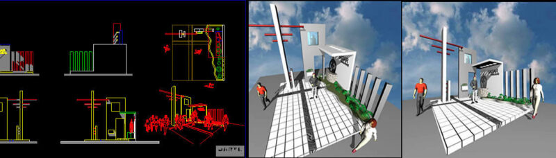 San Roque Mausoleo DWG Block for AutoCAD