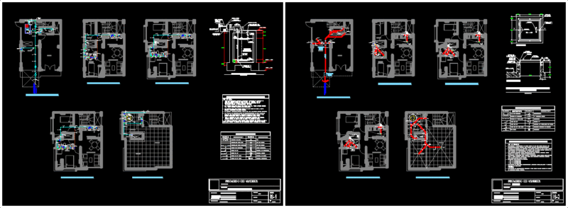 Sanitariy Installations DWG Block for AutoCAD
