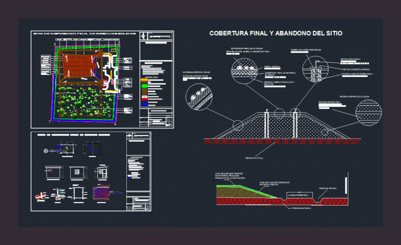 Sanitary Landfill DWG Detail for AutoCAD