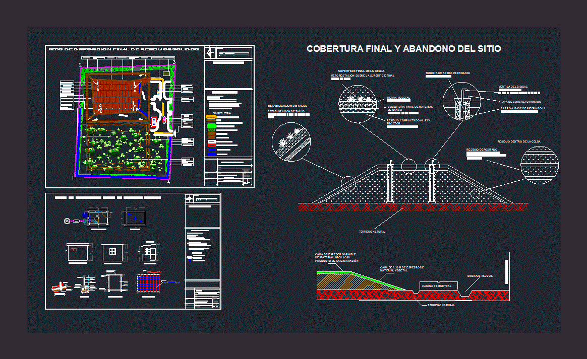 Sanitary Landfill DWG Detail for AutoCAD • Designs CAD