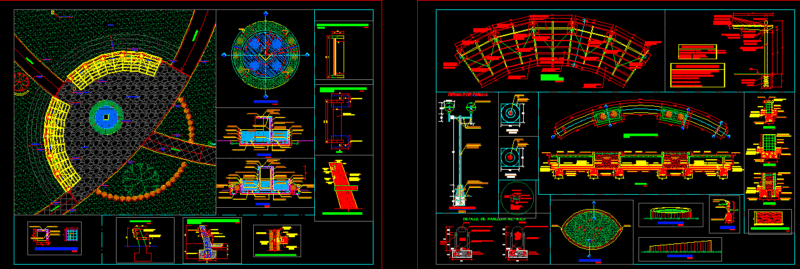 Santa Anita Park DWG Full Project for AutoCAD