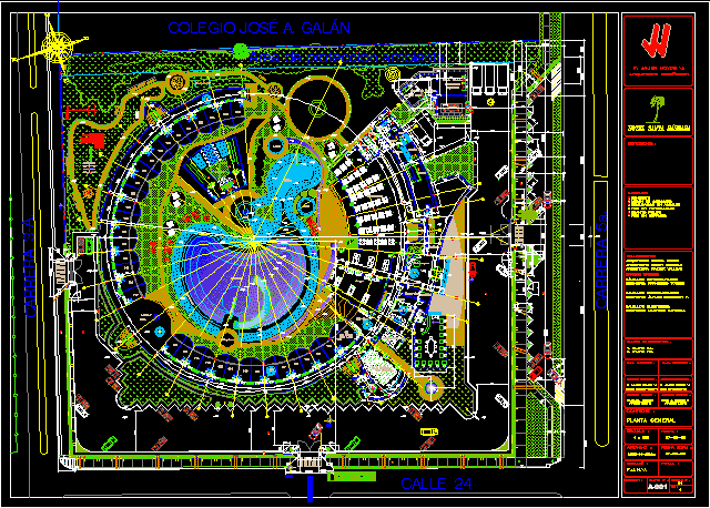 tourist hotel and resort 2d dwg design block for autocad