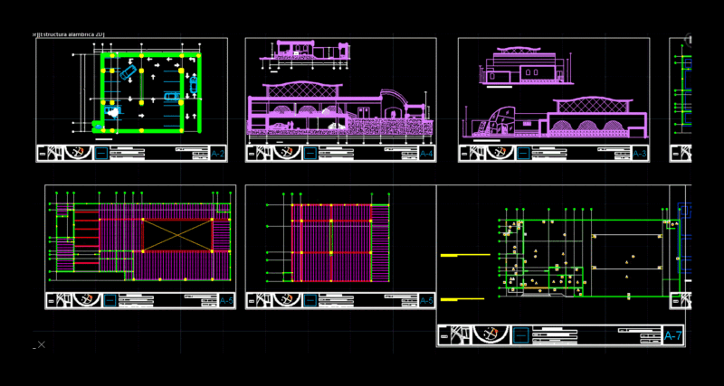 Saon Social Events DWG Full Project for AutoCAD