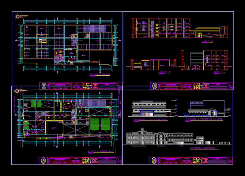 Satch Municipality Chiclayo DWG Block for AutoCAD