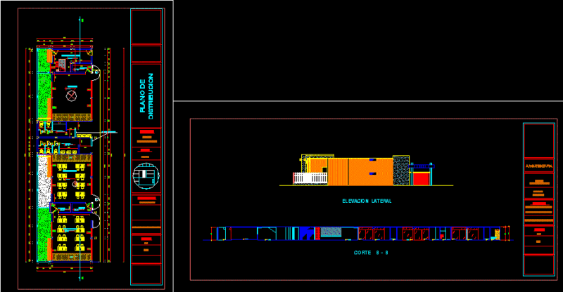 School Ante-Project DWG Full Project for AutoCAD