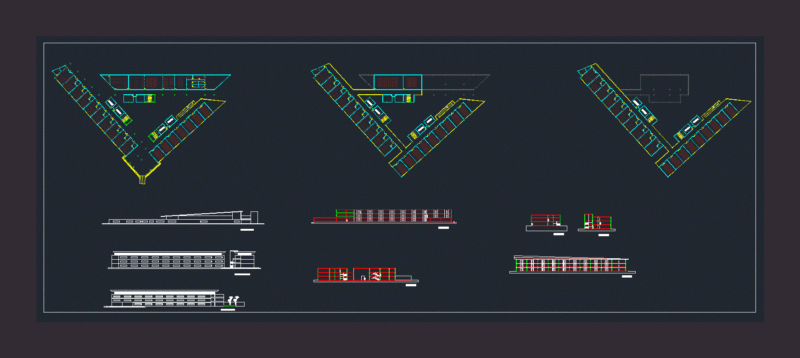School DWG Block for AutoCAD