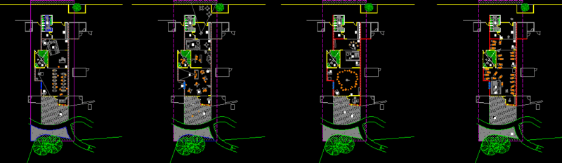 School DWG Block for AutoCAD