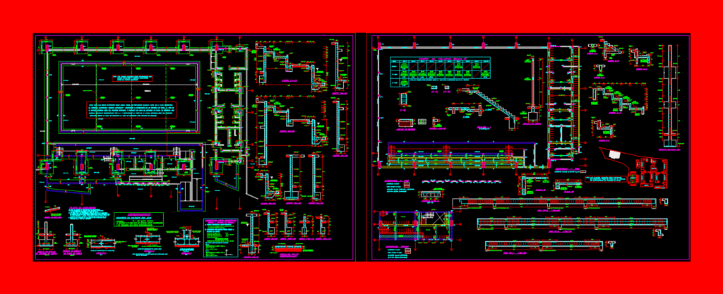 School DWG Block for AutoCAD