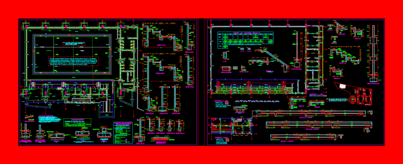 School DWG Block for AutoCAD